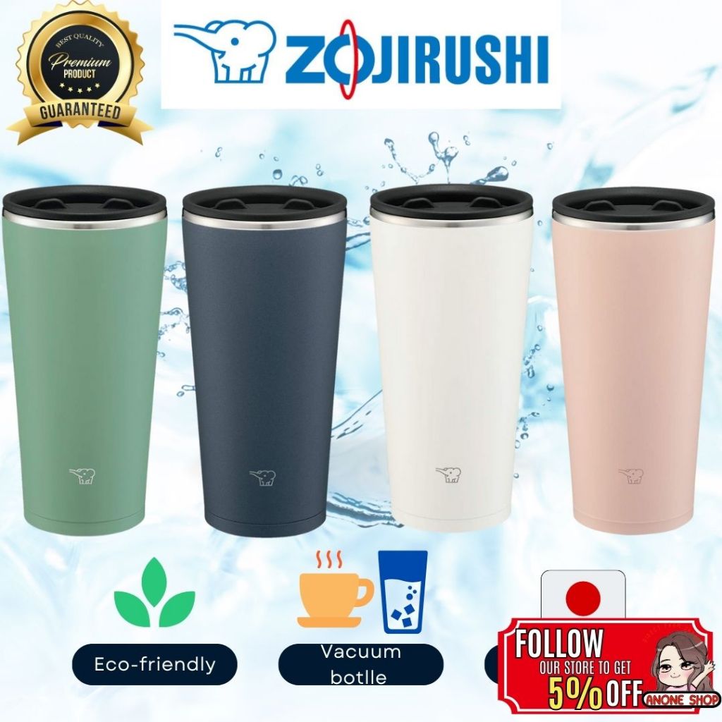 ZOJIRUSHI Thermal Flask Stainless Steel Water Bottle Keep Cold & Hot