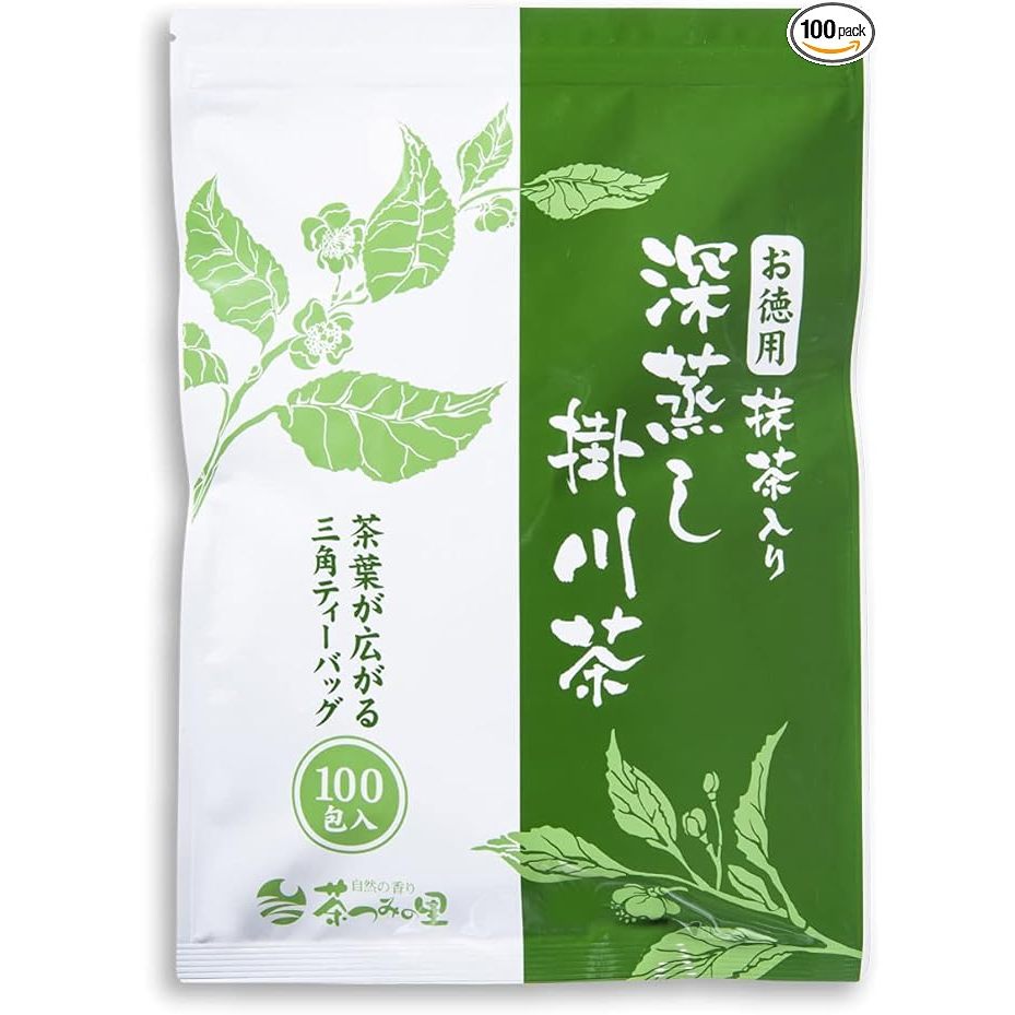 Chatsumi-no-Sato Green Tea with Matcha 2.5g x 100 teabags, 100 packets ...