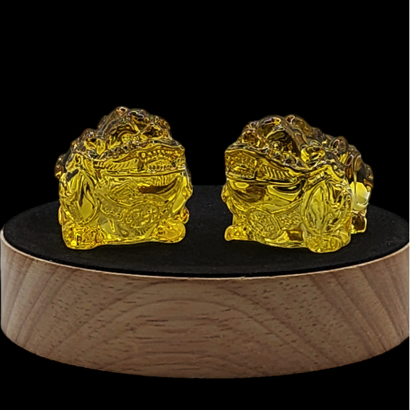 SG Seller Ready Stocks) One Pair Glazed Glass (Liu Li) Pixiu