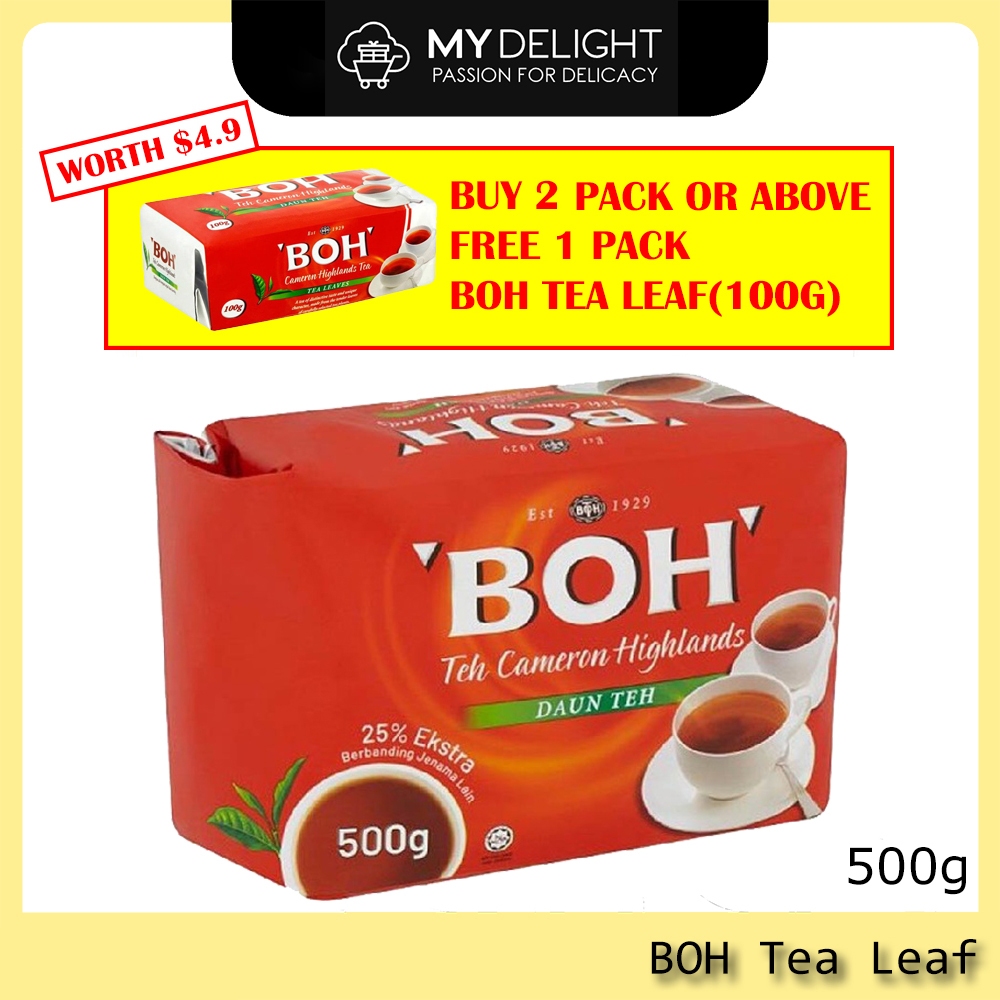 Boh Tea Leaf Black Cameron Highlands Less Sugar Daun Teh O Tarik TehO