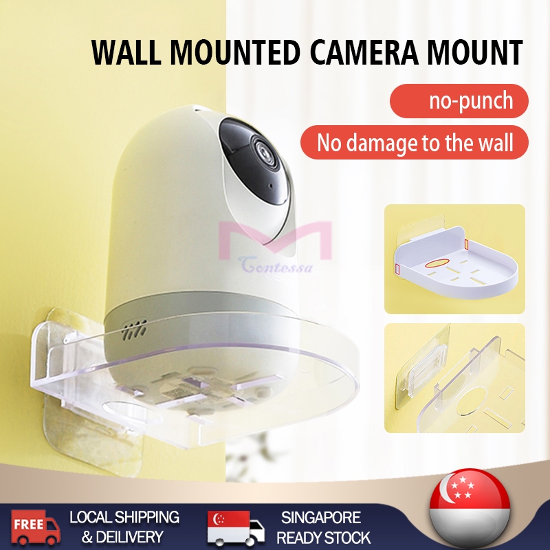 [SG] CCTV Camera Rack Free-Punch Projector Bracket Home Monitoring ...
