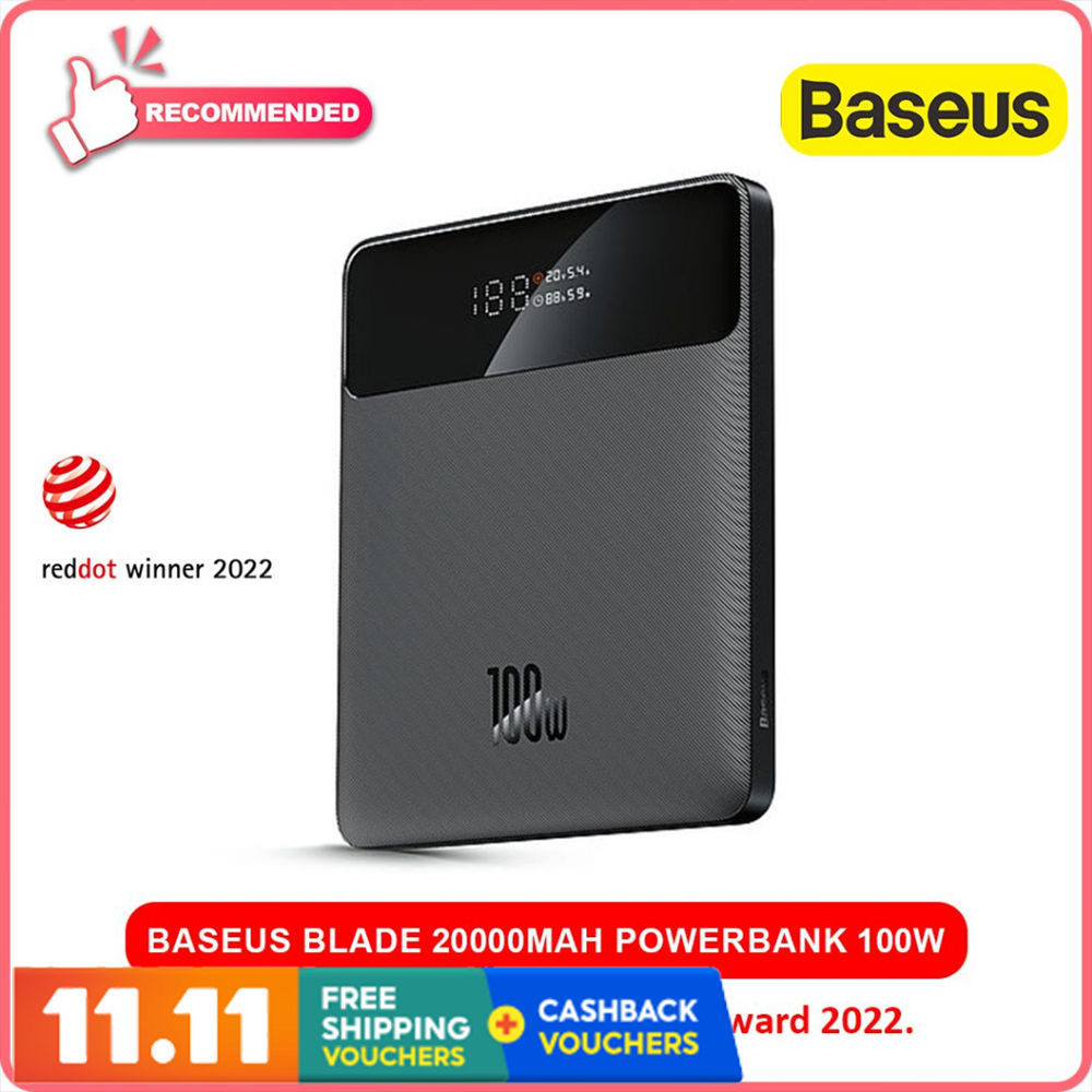 Baseus Blade Laptop Power Bank 100W 20000mAh
