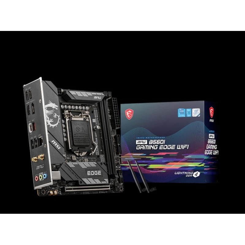 MSI MPG B560I GAMING EDGE WIFI Intel Socket 1200 Mini ITX Motherboard