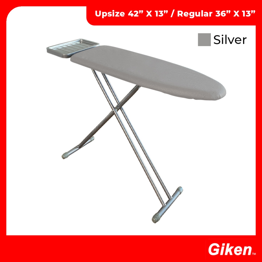 GIKEN HEAVY DUTY PLASTIC TOP IRONING BOARD EXTREME STURDY AND FIRM