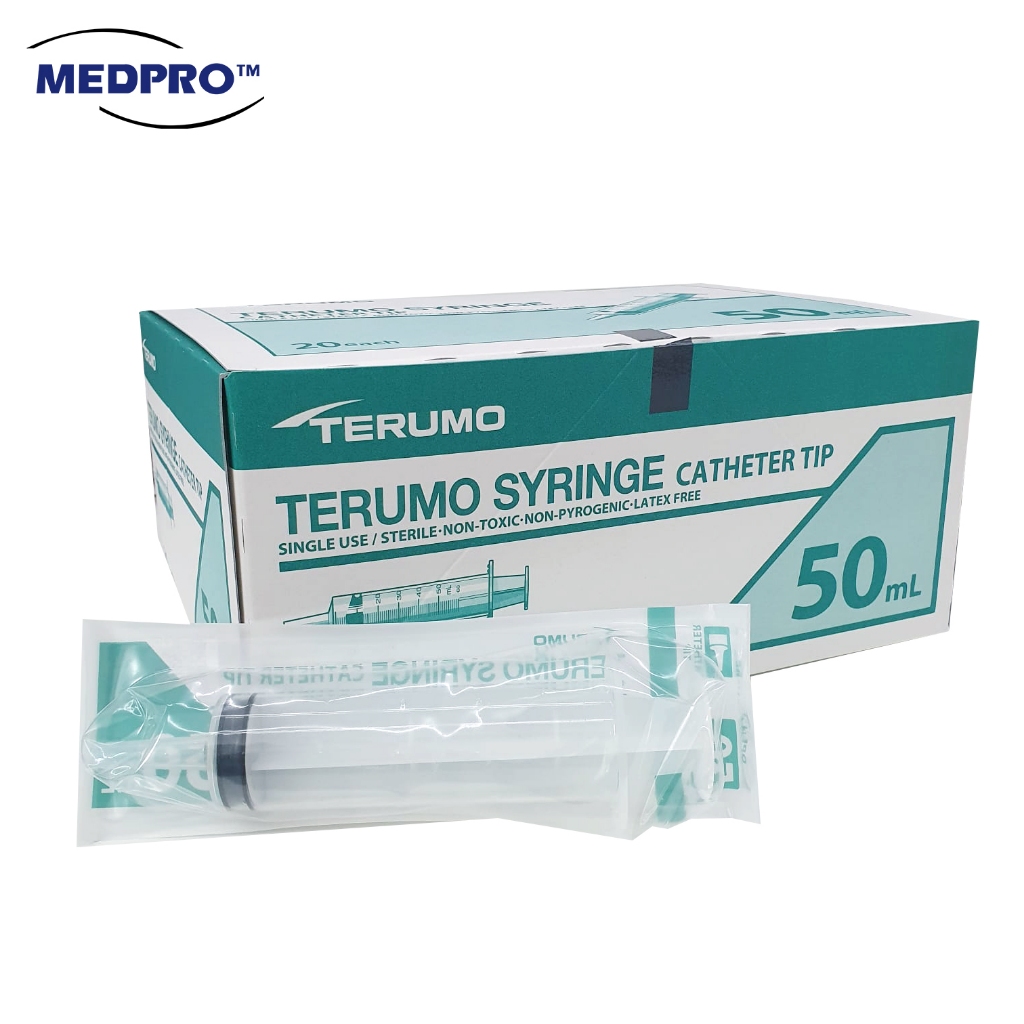 Terumo Sterile Syringe 50ml Catheter Tips Medpro Medical Supplies Shopee Singapore 