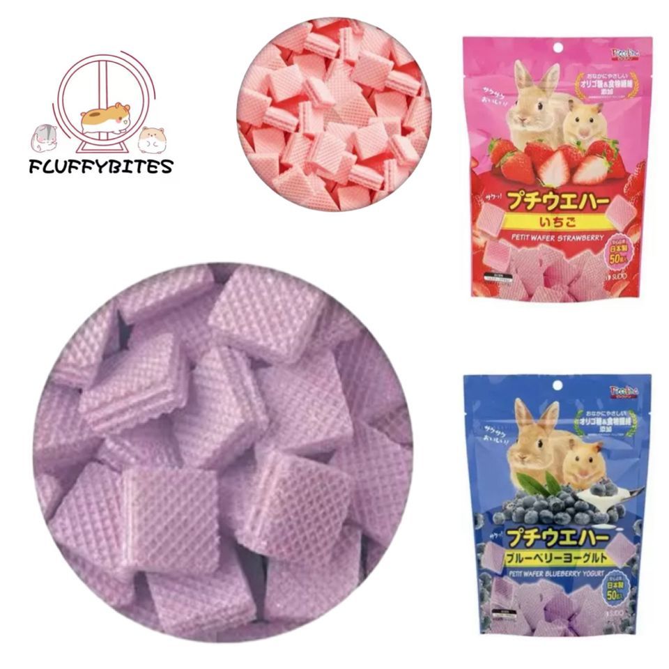 Hamster Rabbit Sudo Strawberry Blueberry Petit Wafer Treats Snacks Shopee Singapore