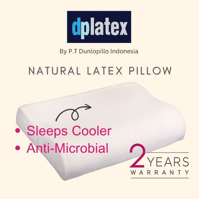 Neck Supportive Natural Latex Contour Pillow [5 Star Hotel Grade]