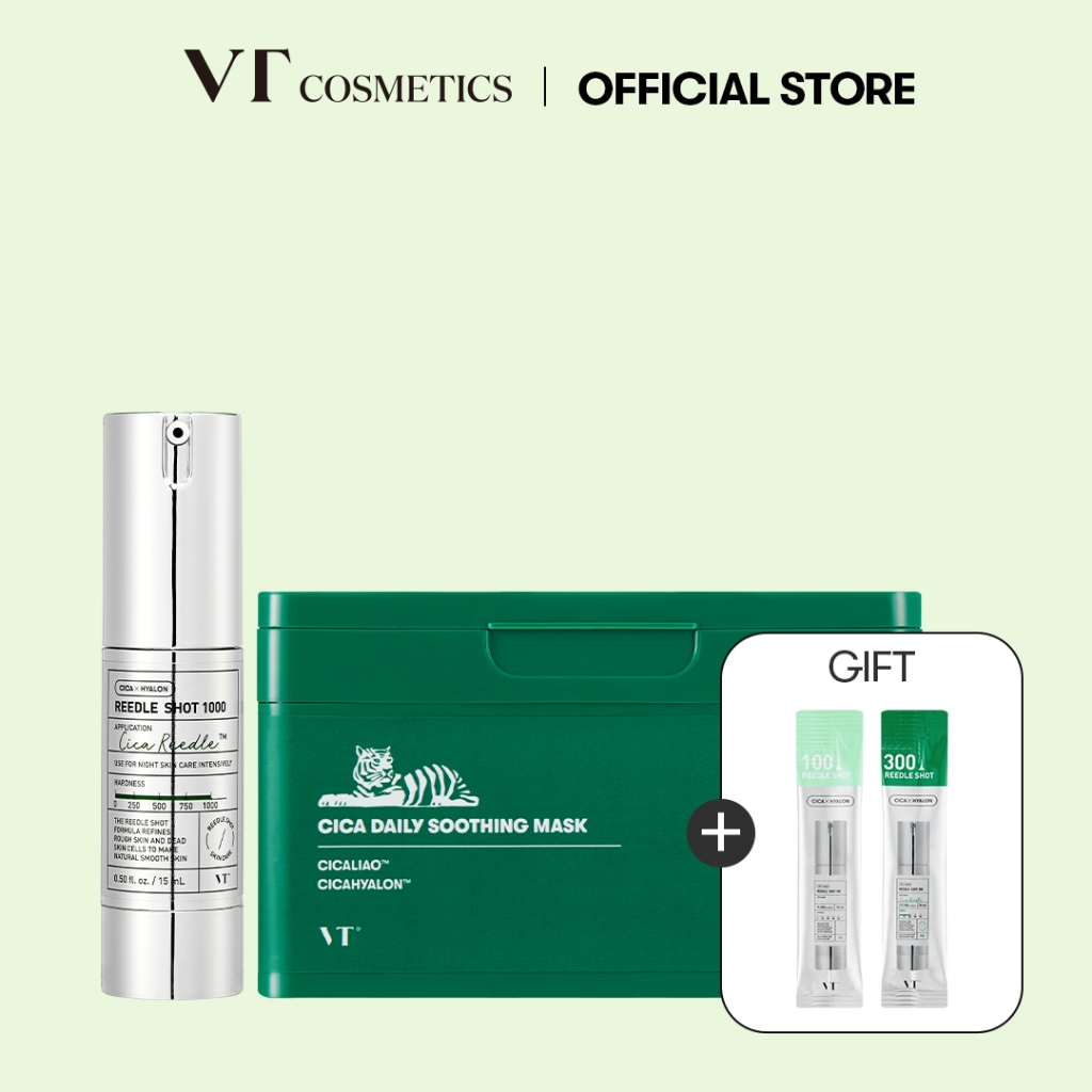 VT　REEDLE SHOT 1000 3本セット VT] Reedle Shot 1000 Treatment, Skin Starter, Pore care, Smooth