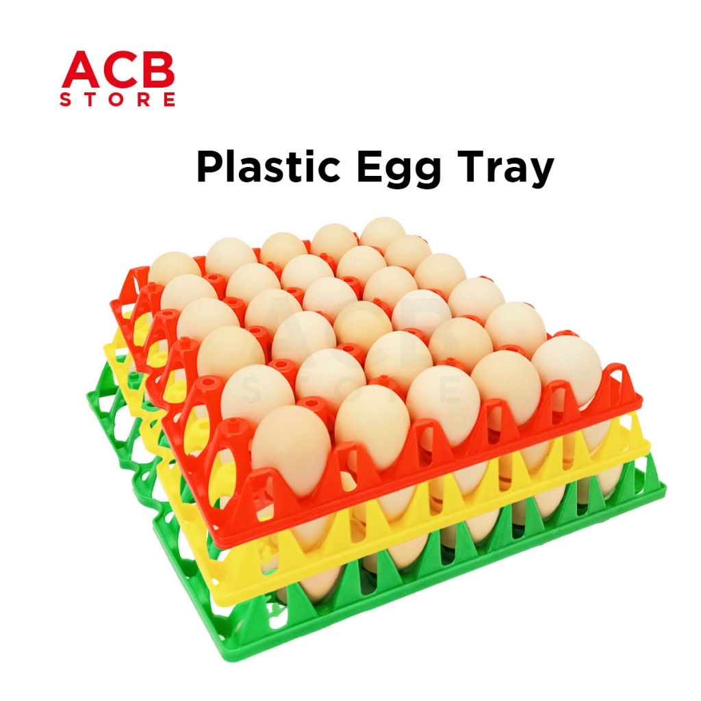 [SG STOCK] Wash and Rinse Eggs Plastic Egg Tray Egg Crates 30Egg Eggs Stackable For Hotel