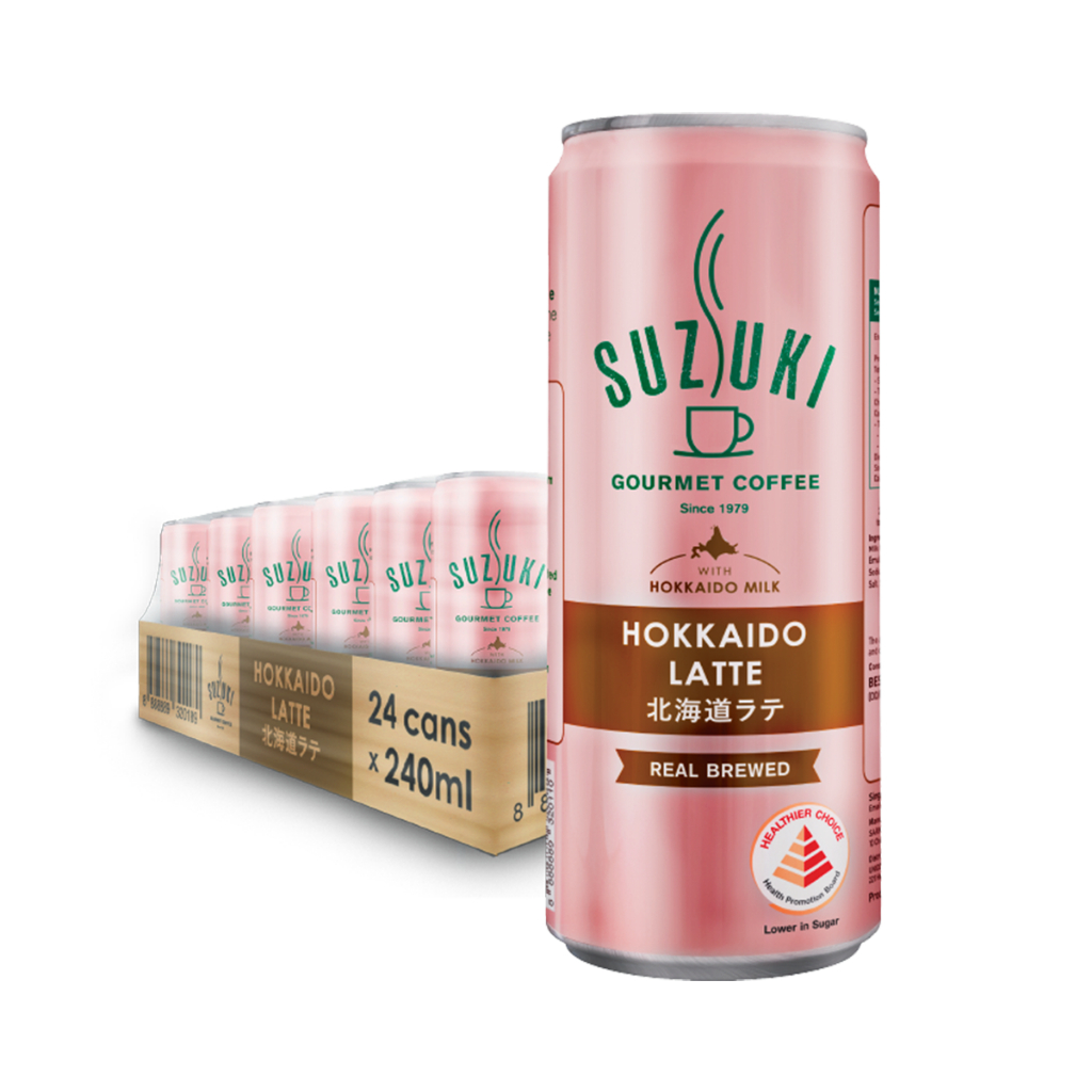 Suzuki Hokkaido Latte 24 cans x 240ml | Shopee Singapore