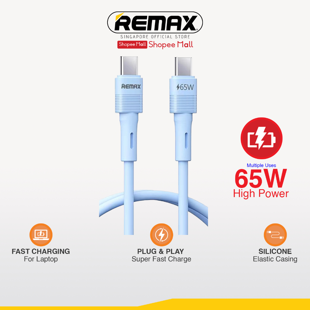 Remax Energy Rc C C C Leya Series W Pd Fast Charging Liquid Silicone Data Cable Shopee