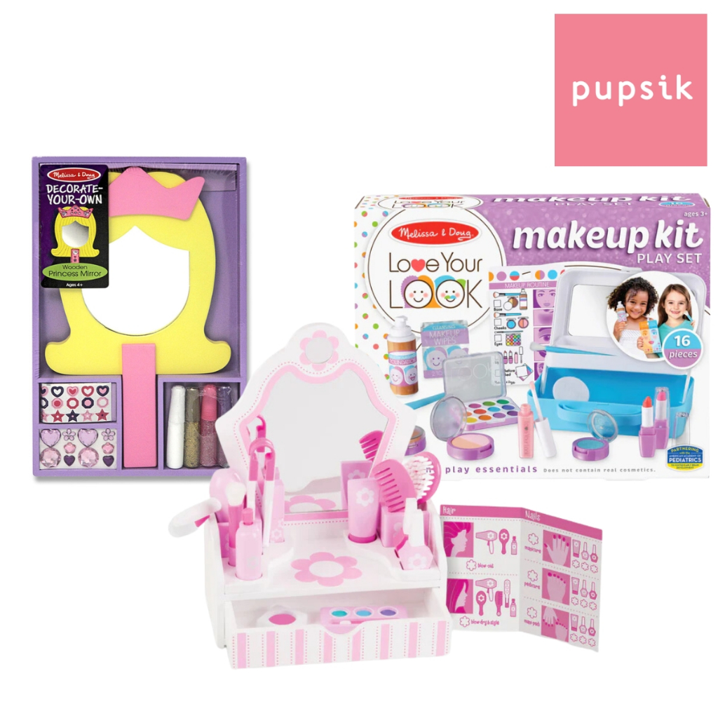 Melissa & Doug Makeup, Beauty & Vanity Play Set (3 Types) | Shopee ...