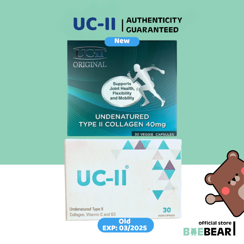 (EXP 03/2025) UCII Original 40mg Undenatured Type II Collagen Capsules