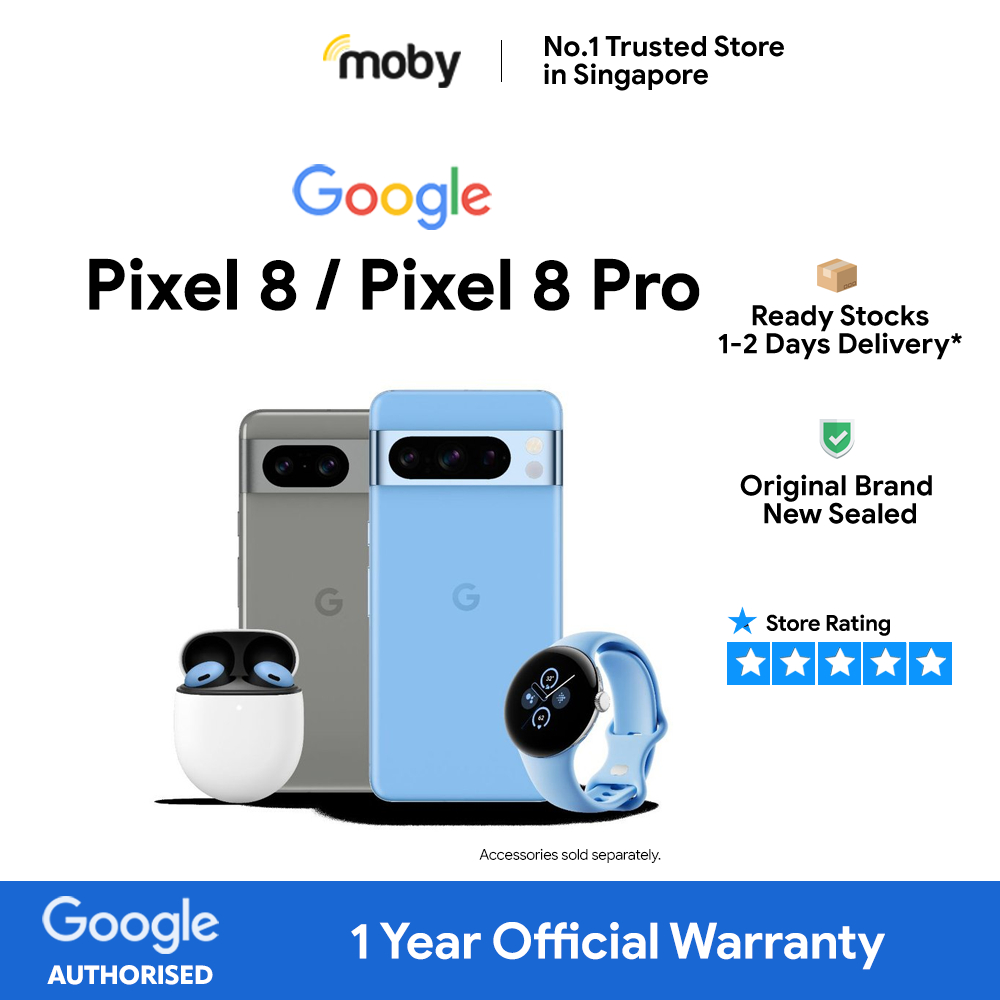 Google Pixel 8 / Pixel 8 Pro 5G 128GB / 256GB / 512GB 1 Year Official
