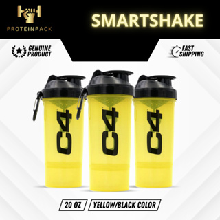 Cellucor, C4, SmartShake Shaker Cup, Black/Yellow