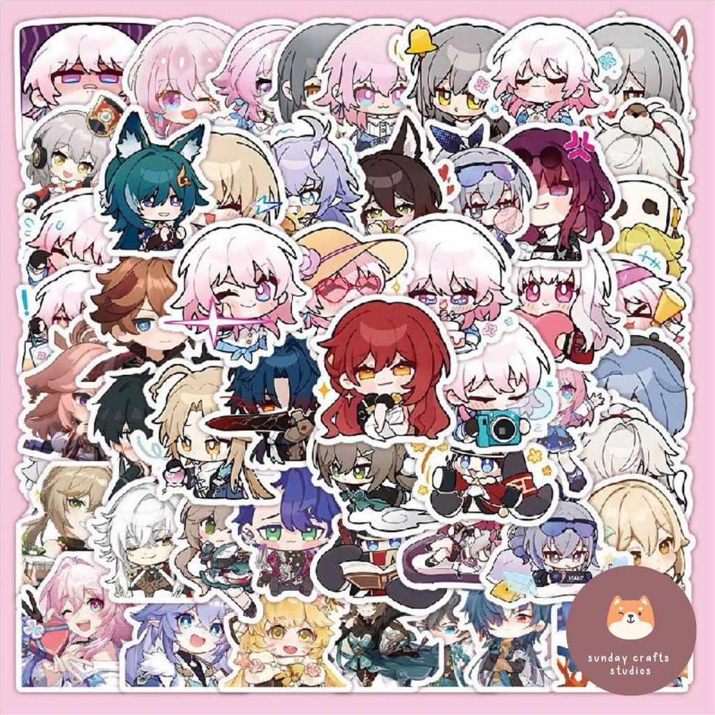 [SG] ️ 60 pcs Honkai Star Rail Stickers | Shopee Singapore