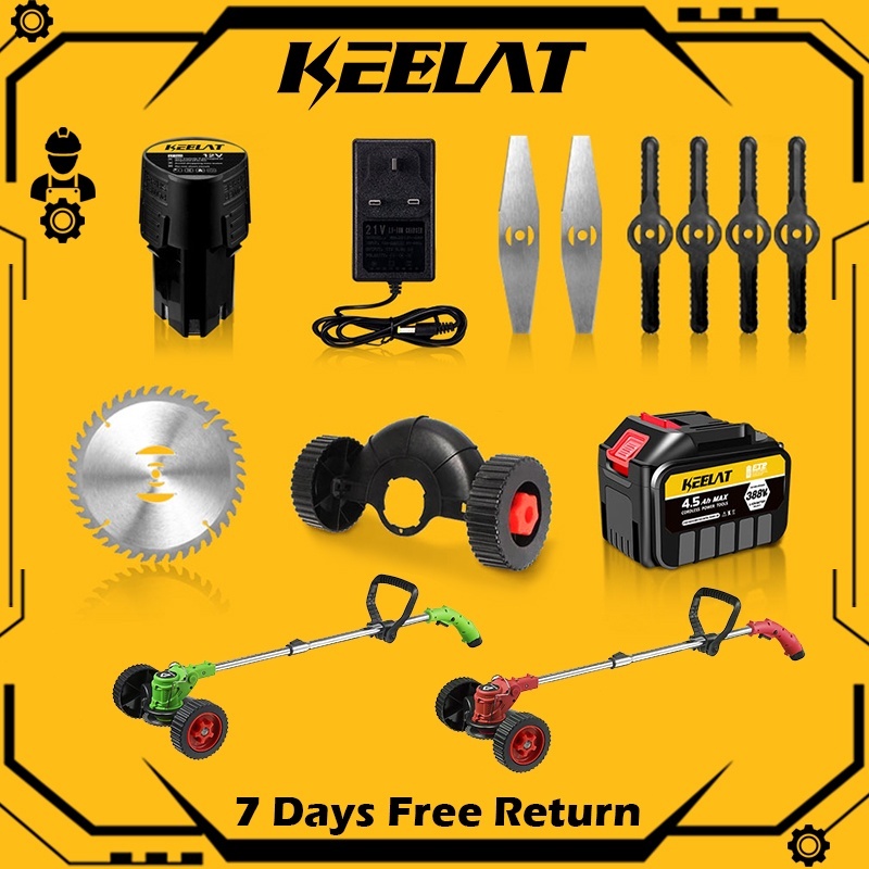 Keelat Cordless Grass Cutter Accessories Lawn Mower Metal/Plastic Blade