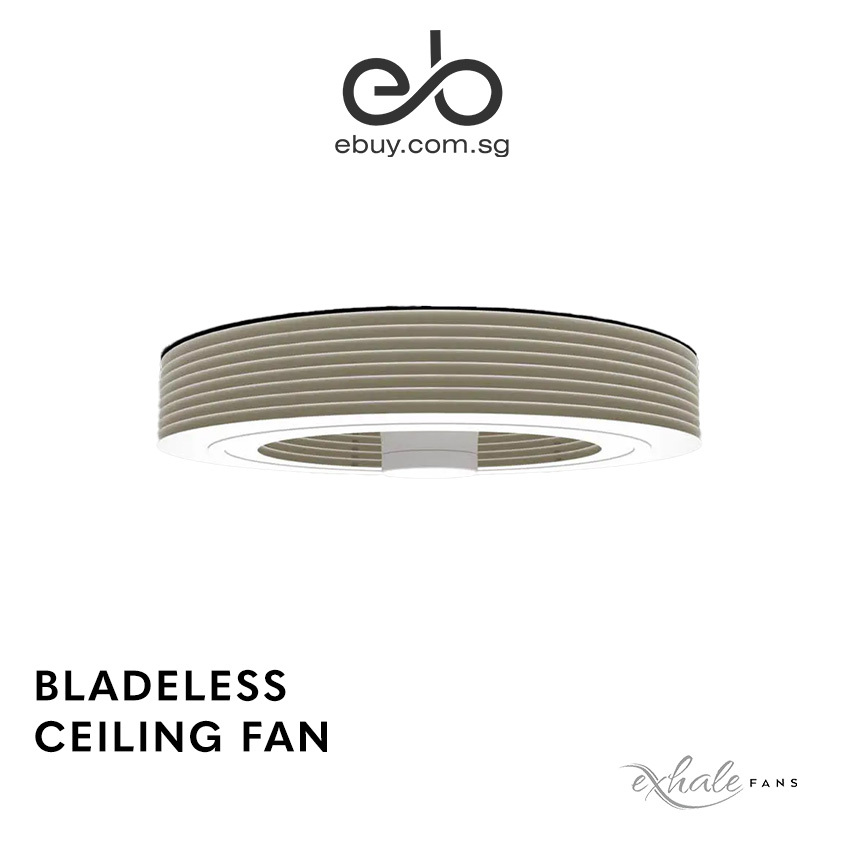 Exhale Fan Bladeless Ceiling Fan Shopee Singapore