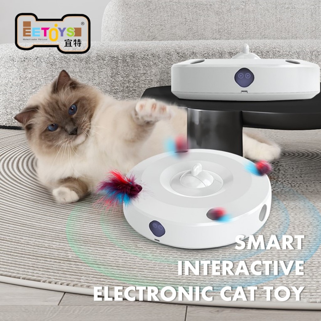 Eetoys Smart Ambush Interactive Electronic Cat Toy Shopee Singapore