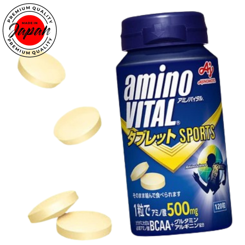 Ajinomoto Amino Vital 120 tablets can Amino acid 500mg BCAA supplement Glutamine Arginine