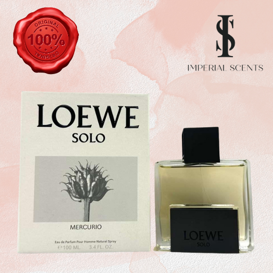 🌷Loewe Solo Mercurio Pour Homme 100ml Original EDP Perfume