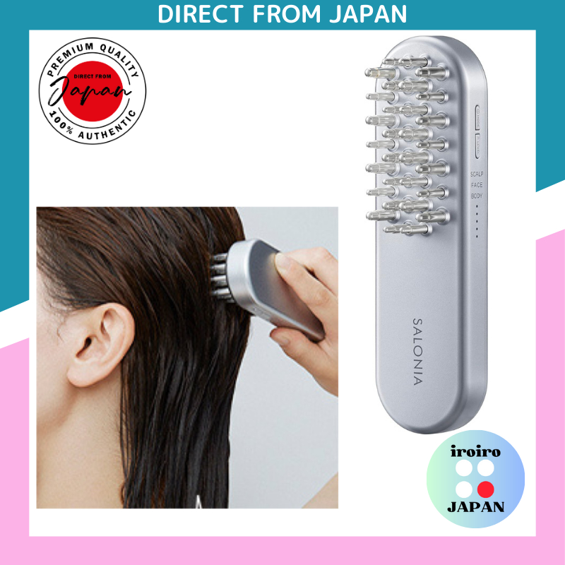 SALONIA ION FACIAL BRUSH SILVER - ボディ・フェイスケア