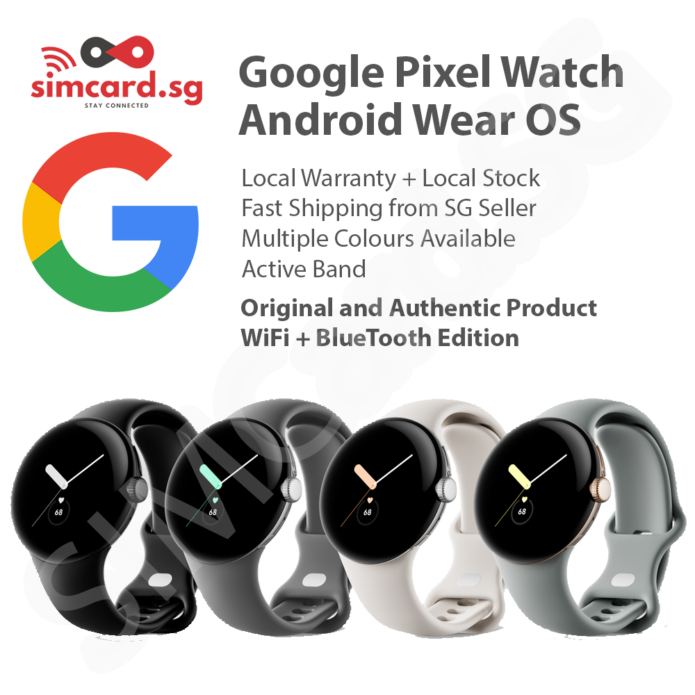 Google Pixel Watch Android Smartwatch with Android Wear OS and Fitbit