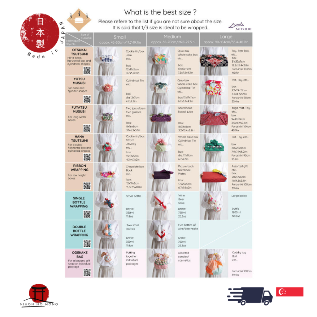 [Made in Japan] Musubi | Furoshiki Japanese Beautiful Wrapping Cloth ...