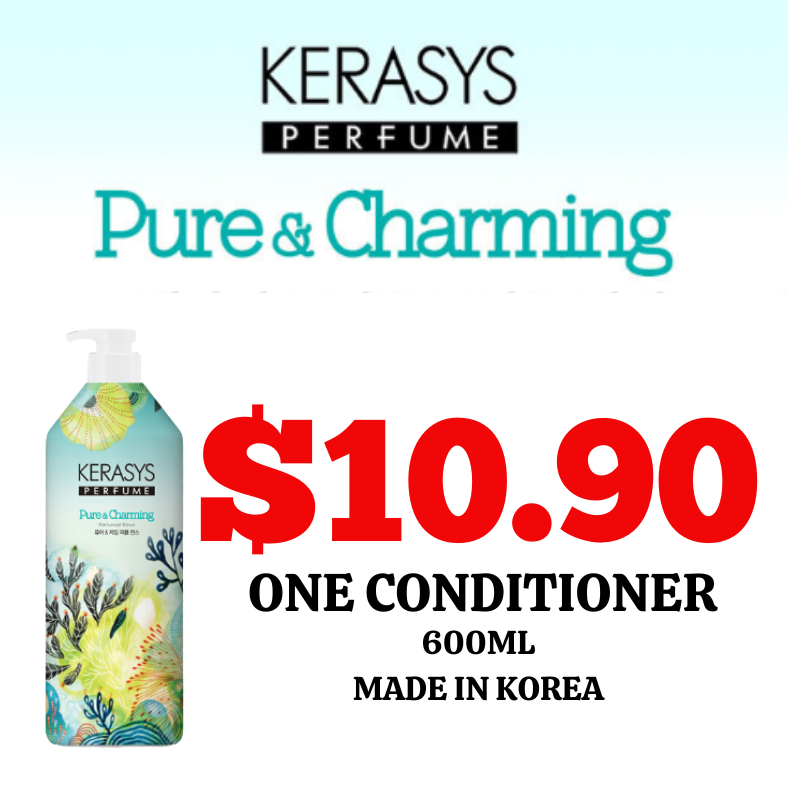 Kerasys Perfume Pure and Charming Conditioner 600ml x Made in Korea x