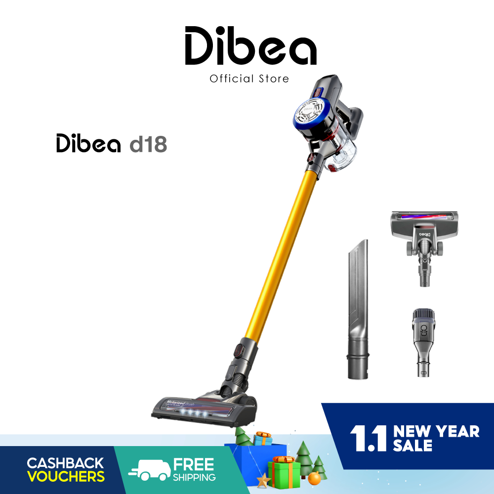 Dibea D18 Classical Cordless Vacuum Cleaner Handheld Stick with LED