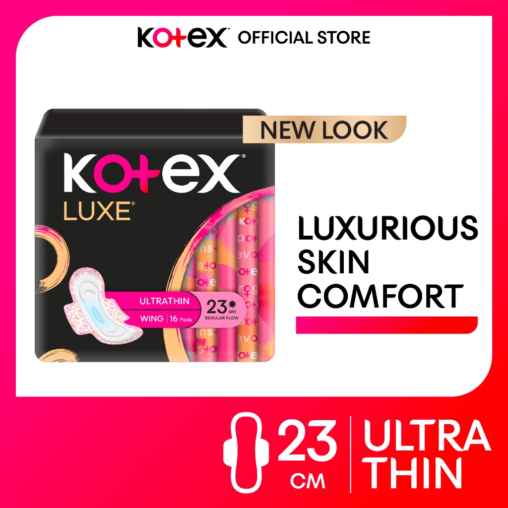 [Single Pack] Kotex Luxe Ultrathin Sanitary Pad (Regular/Heavy Flow