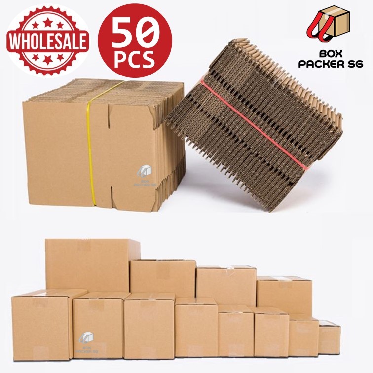 Wholesale 50pc Packing Box Packaging Box Carton Box Corrugated Box New