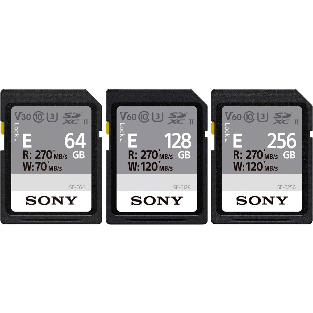 Sony SD SFE Series UHSII SD Flash Memory Card 64GB 128GB 256GB
