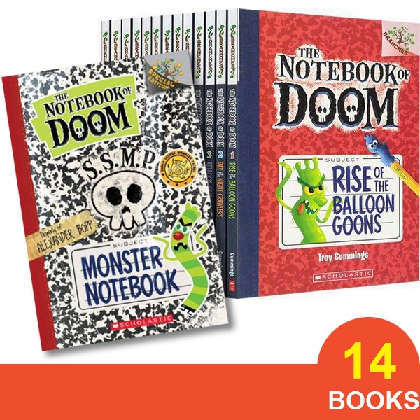 [SG Stock] The Notebook of Doom (14 books) | Shopee Singapore