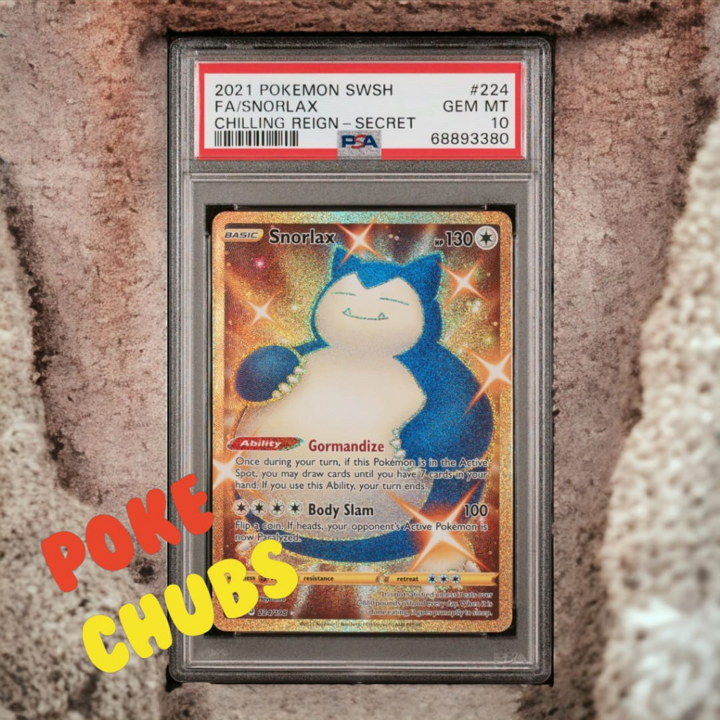 2021 high quality Pokemon SWSH FA/Snorlax PSA 10