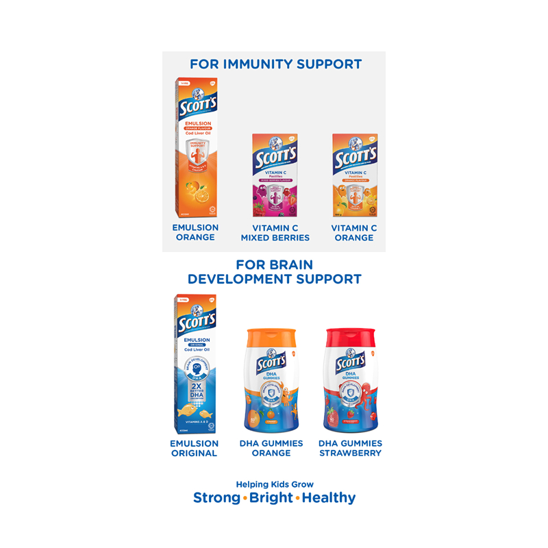 (BUNDLE OF 3) Scott's Emulsion Cod Liver Oil for Children (Orange ...