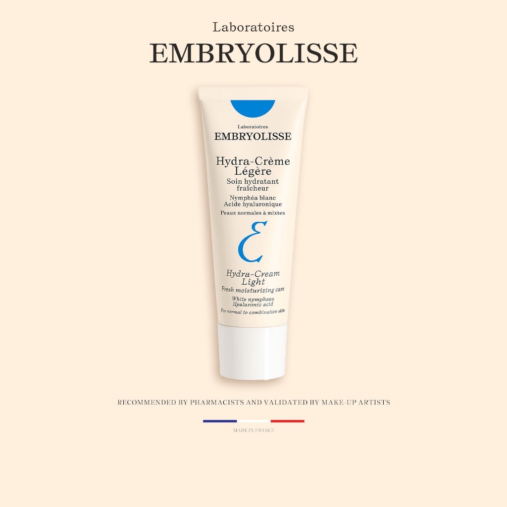Embryolisse Hydracream Light 40ml Hydrating Moisturiser Restores