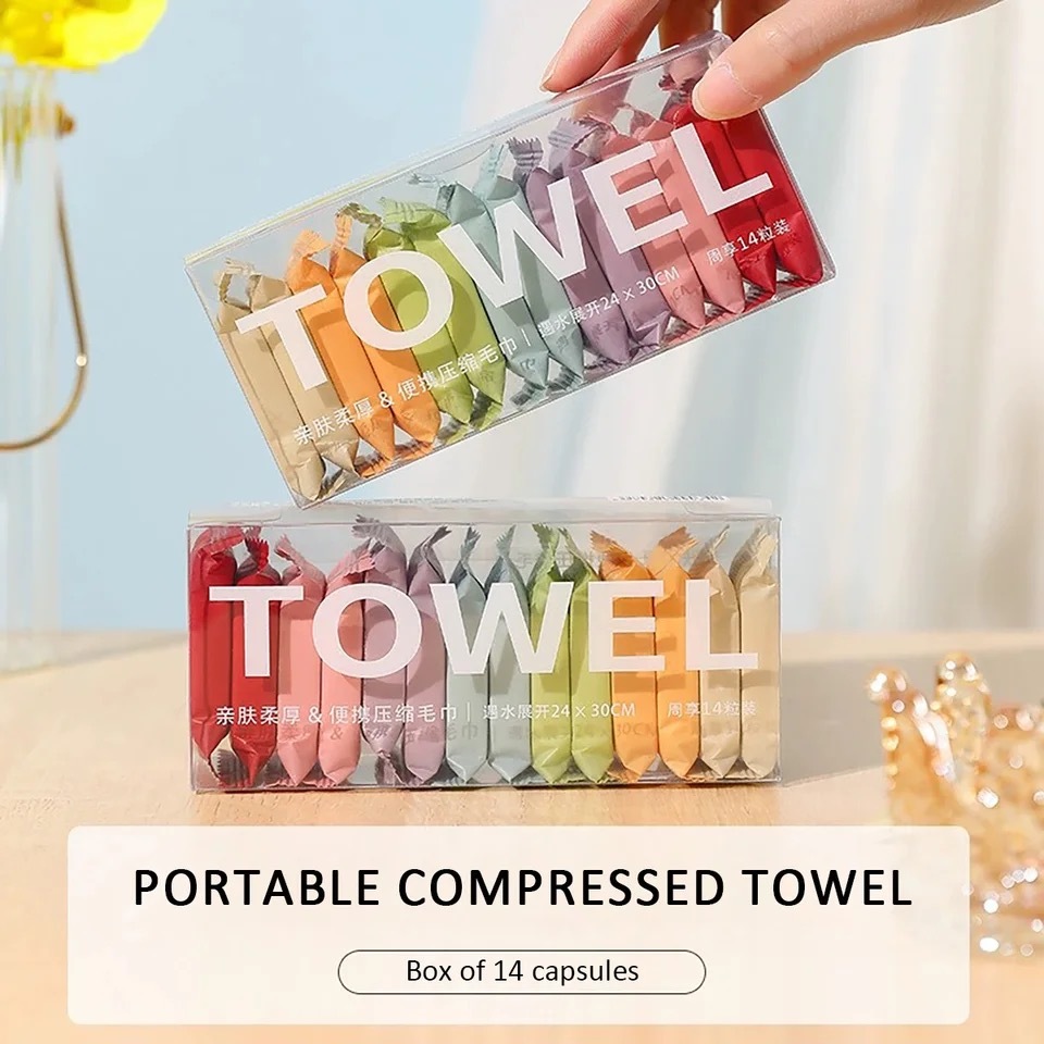[SG Stock] Travel Essentials Compressed Towel Face Towel Disposable