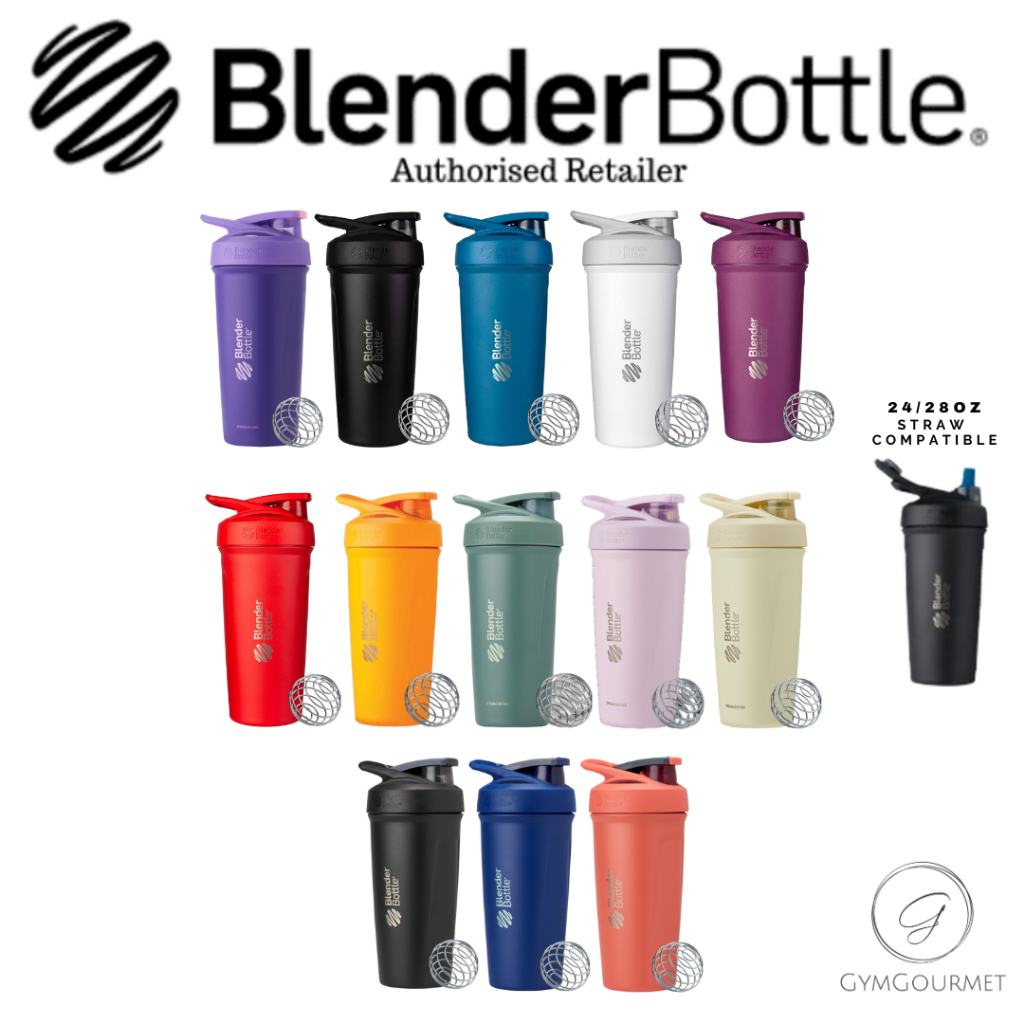 24 Oz Blender Bottle STRADA Insulated Shaker Bottle -  Sweden