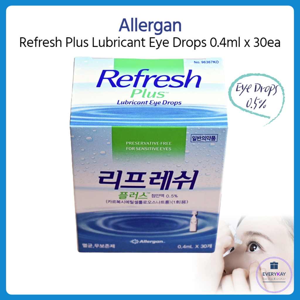 [Allergan] Refresh Plus Lubricant Eye Drops Eye drop Artificial