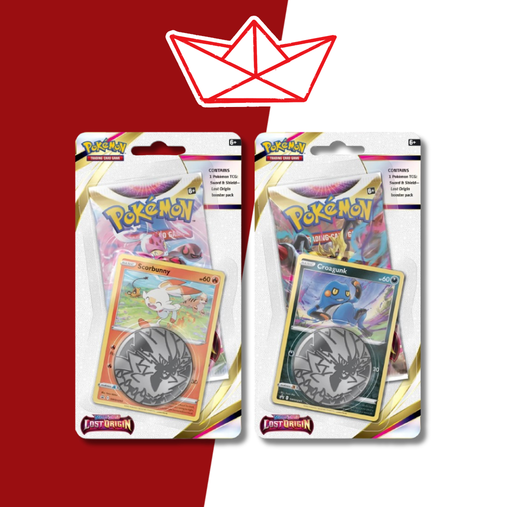 Pokémon TCG: Lost Origin 2-Pack Pin Blister (Darkrai) - Sobres - Foto 2