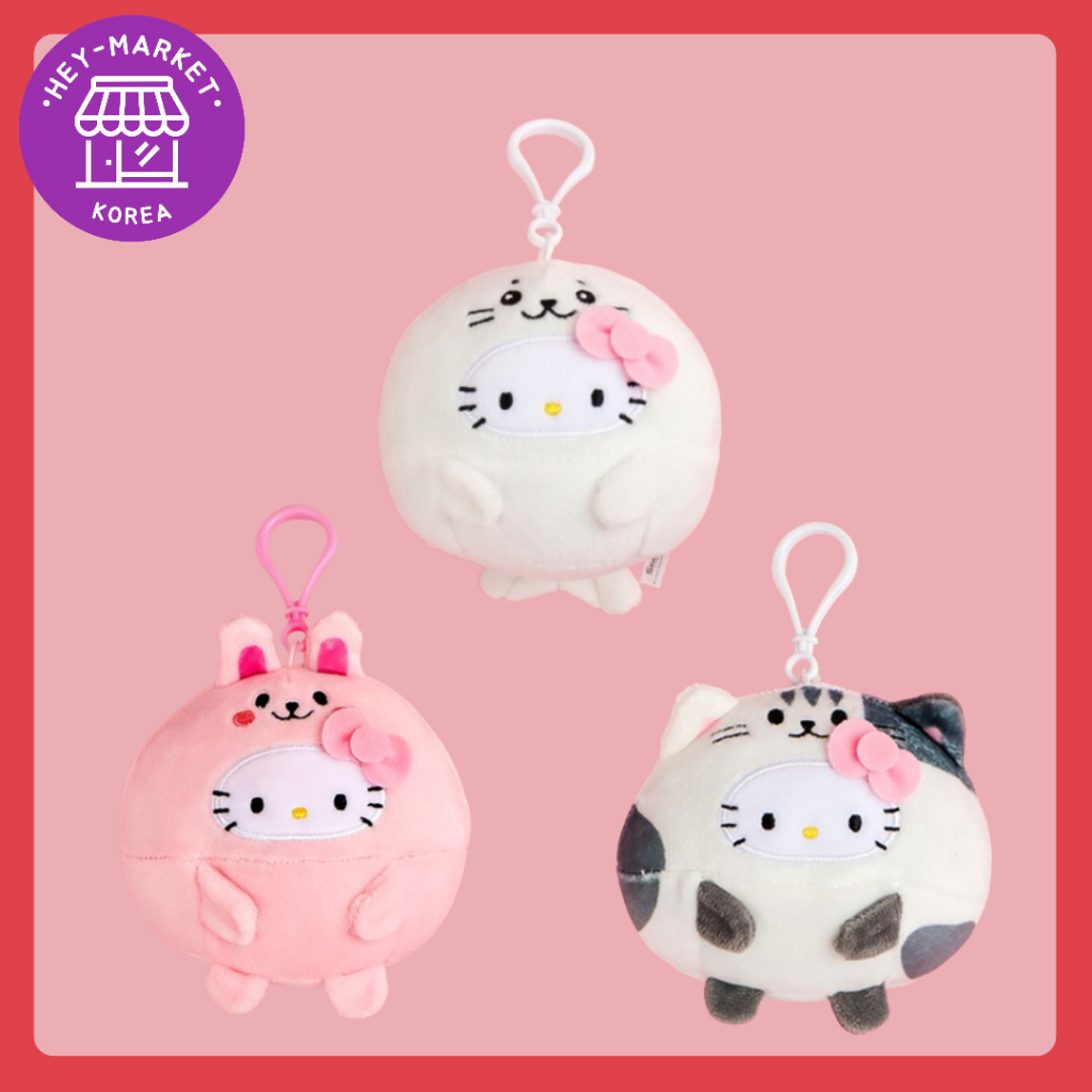 [Daiso Korea] 🩷Sanrio Character Keyring🩷 Stuffed toy / Keychain / Bag