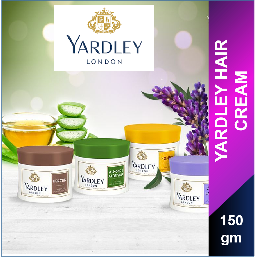 Yardley London Hair Cream English Lavender/ Keratin/ Honey/ Almond