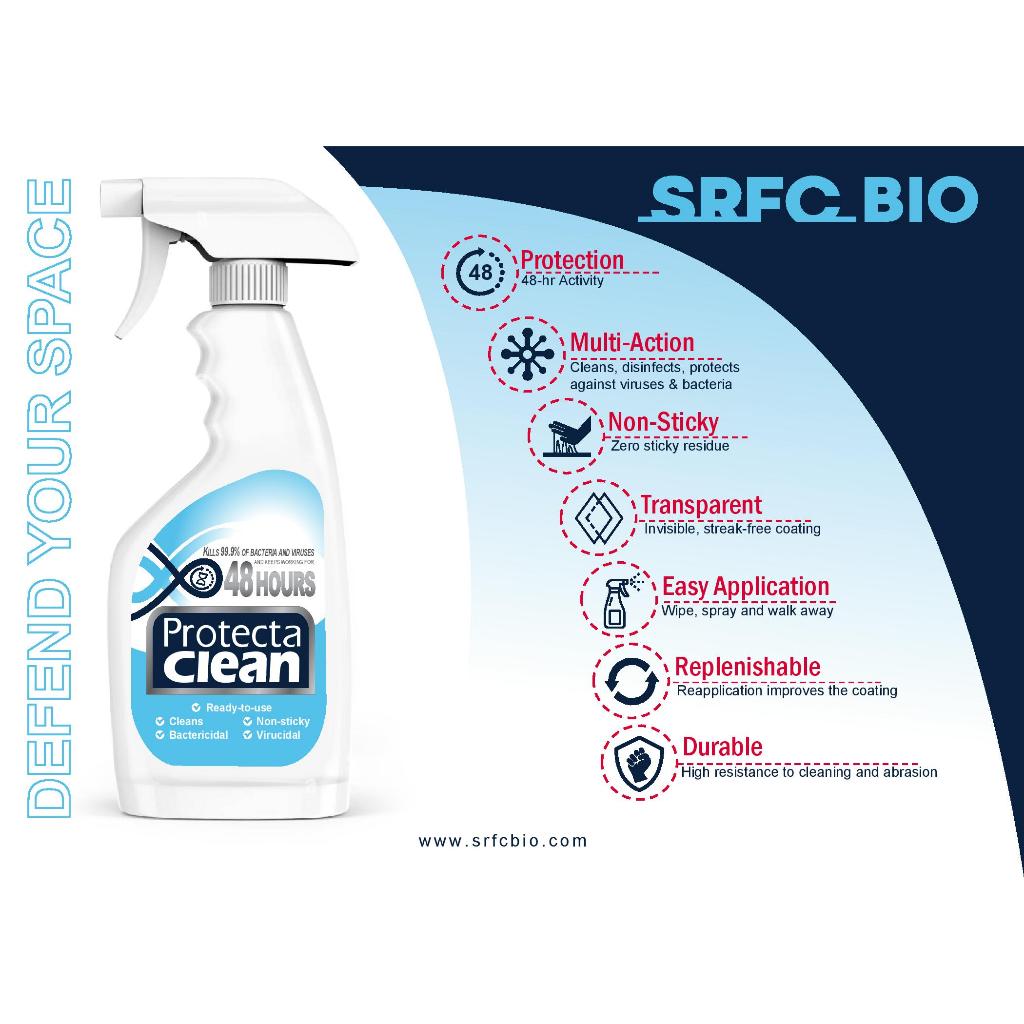Disinfectant Spray [500ml] 3-in-1 product, cleaning, disinfecting ...