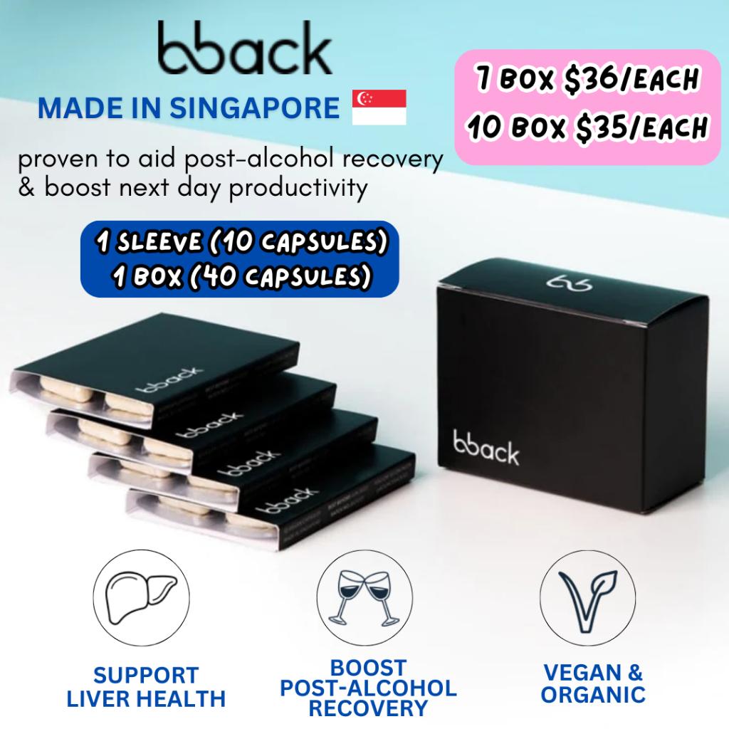 [35/Box] Bback Hangover Relief & Alcohol Detox Liver Supplement