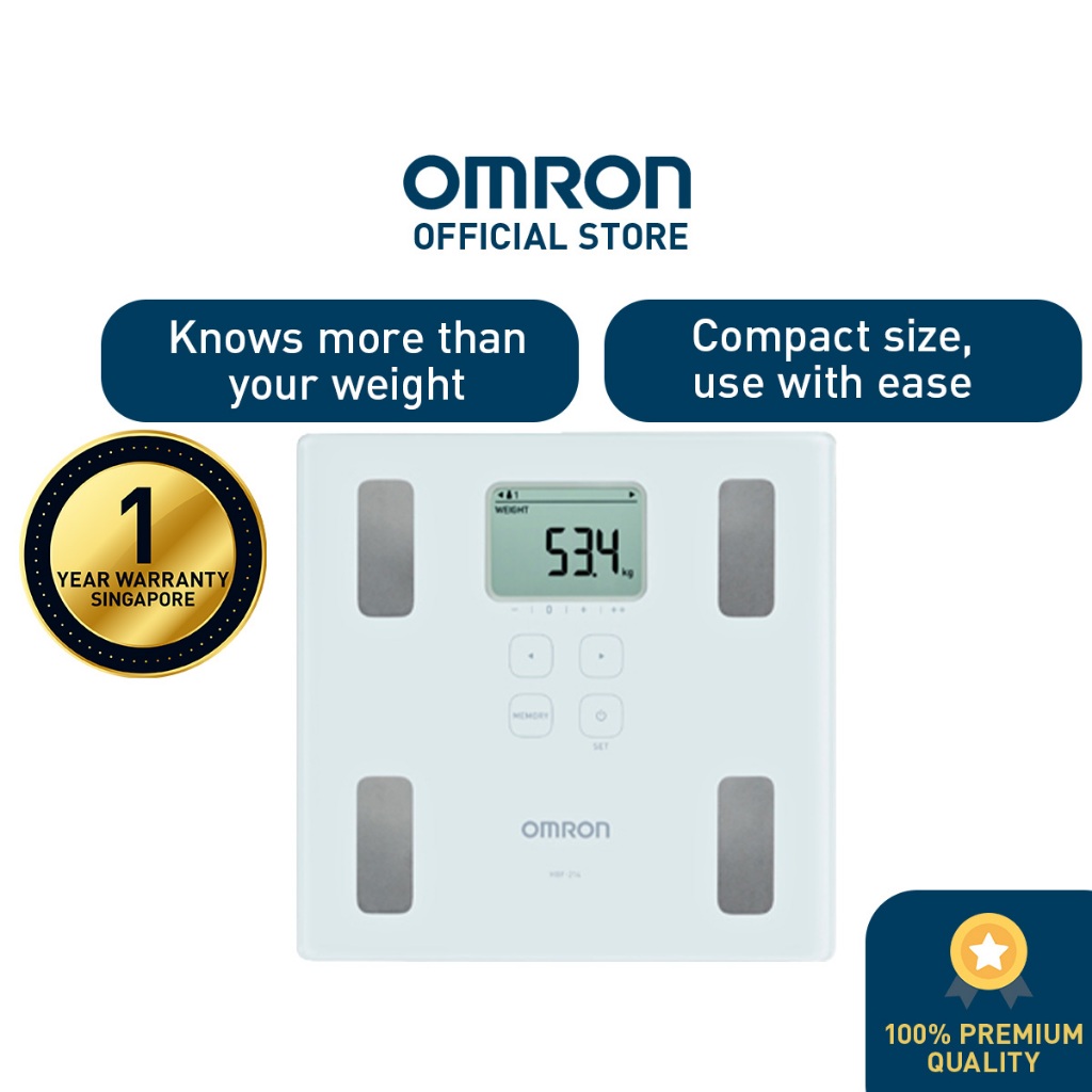 OMRON Body Composition Monitor HBF214 [1 year warranty] Shopee Singapore