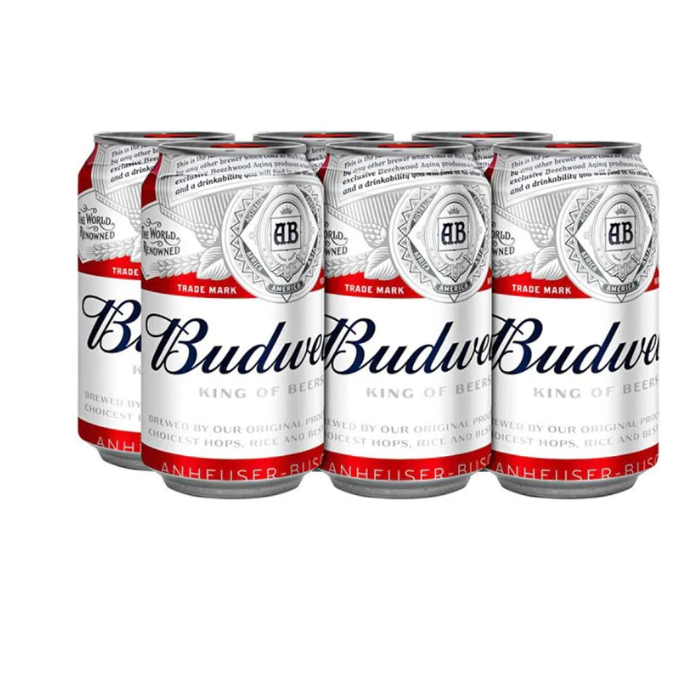 BUDWEISER 500ML6 Cans Alcohol5Expiry Date04July 2024 Shopee