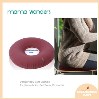 Inflatable Donut Cushion Seat, Portable Butt Hemorrhoid Pillow:  Anti-decubitus Pad-breathable Seat Cushion