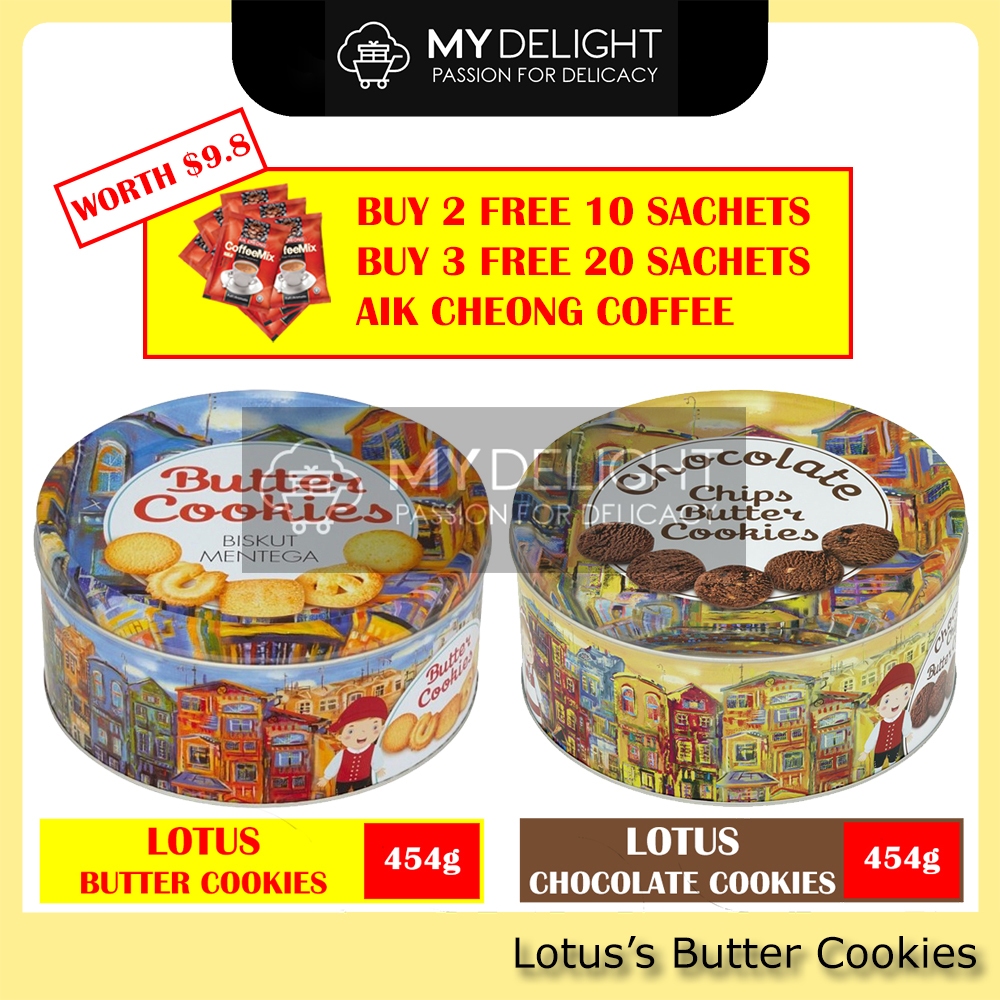 (454g) Lotus Butter Chocolate Chips Cookies Similar Kjeldsens Khong