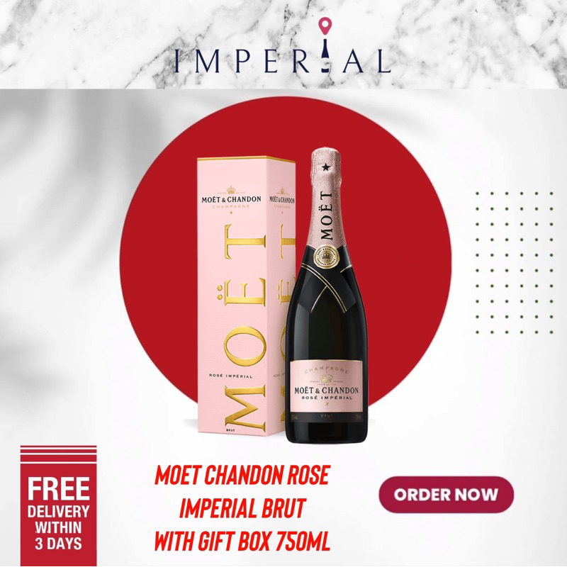 Moet Chandon Rose Imperial Brut - 750ML | Shopee Singapore